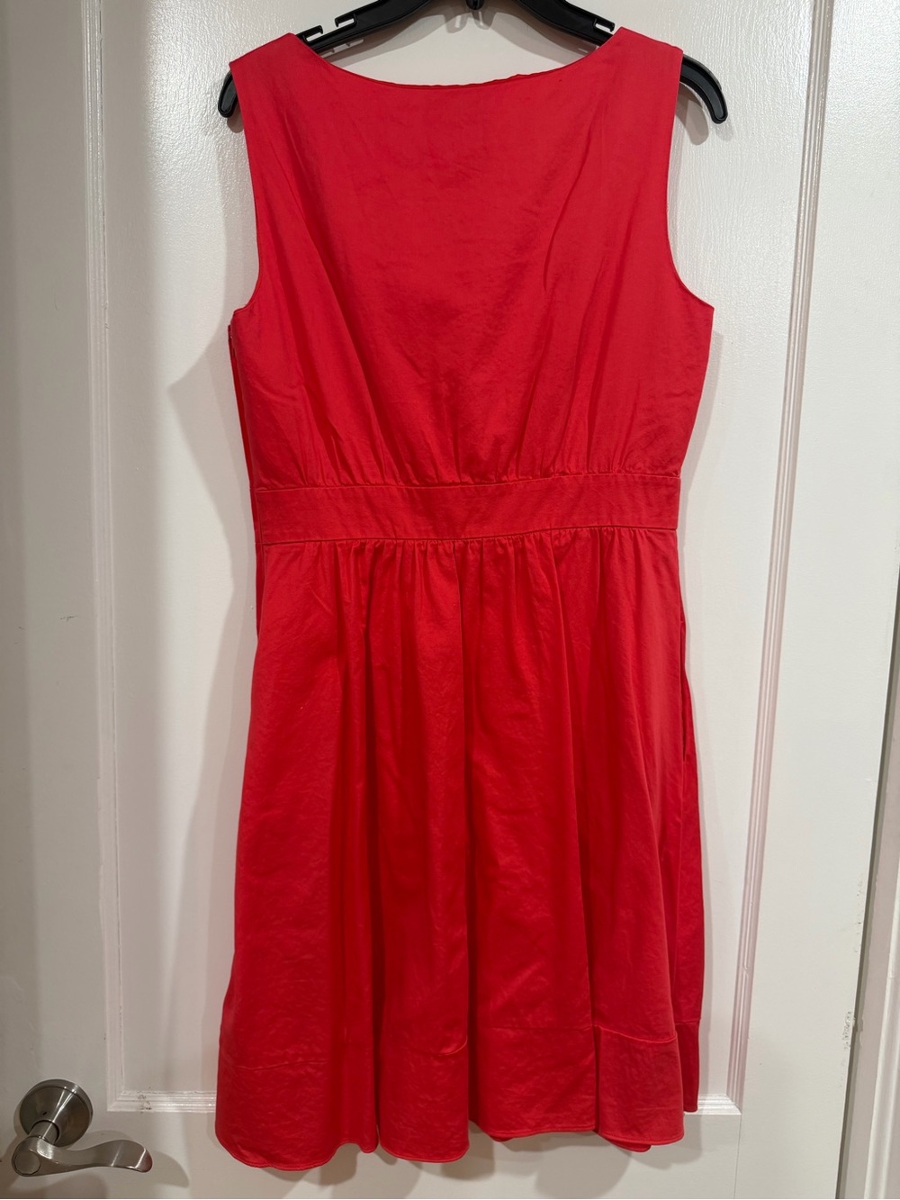 Vince Camuto Red Sleeveless Scoop-Neck Mini Dress - Picture 8 of 8